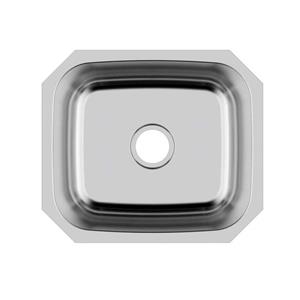 Round Edge Single Bowl Rectangular Kitchen Sink