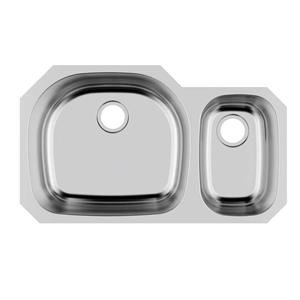 Chiuvetă presată SUS304 Chiuvetă de bucătărie cu un singur bol din oțel inoxidabil