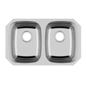 Double Round Bowl Stainless Steel Kitchen Vietnam Deep Drawn Sink