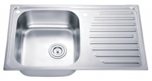 Top Mount With Drainboard Sink Stainless Steel Pressed Sink Manufacturers, Top Mount With Drainboard Sink Stainless Steel Pressed Sink Factory, Supply Top Mount With Drainboard Sink Stainless Steel Pressed Sink