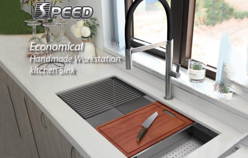 Nuevo lanzamiento: lavabo de estación de trabajo económico hecho a mano