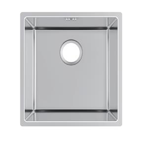 Stainless Steel 304 Single Bowl Drawn Sink with Overflow