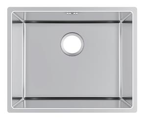 Stainless Steel Single Bowl Undermount Drawn Sink with Overflow