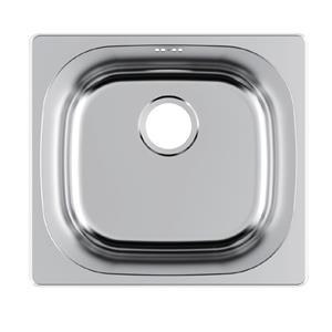 Vietnam Stainless Steel 304 Single Bowl Drawn Sink with Overflow
