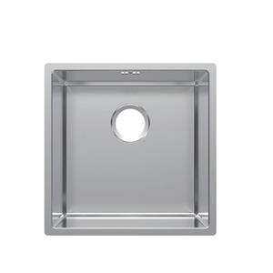 Chậu rửa bát đơn thủ công Undermount bằng thép không gỉ 304 có tràn