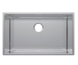 Chậu rửa thủ công Undermount hình chữ nhật bằng thép không gỉ có tràn