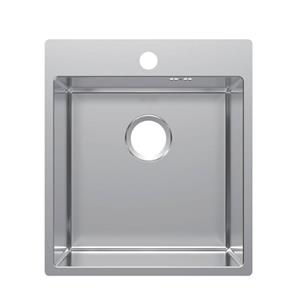 Stainless Steel 304 Single Bowl Topmount Handmade Sink with Overflow