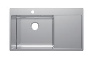 Europe SUS 304 Handmade Sink with Drainboard