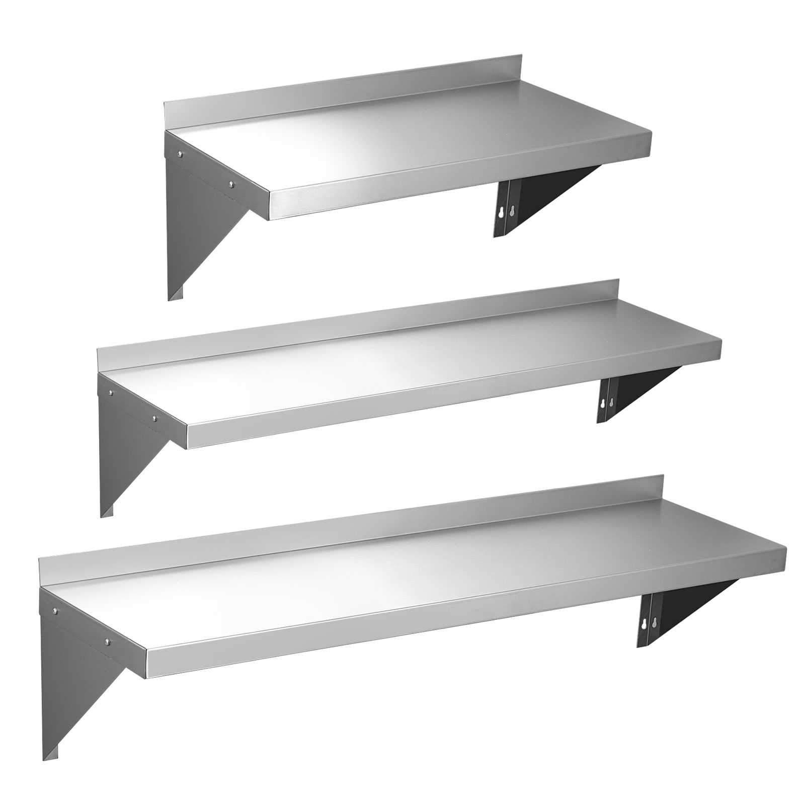 Multi-Layer Stainless Steel Wall shelves