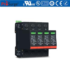 Πιστοποιημένο TUV Iimp 12,5kA Pluggable Surge Protector