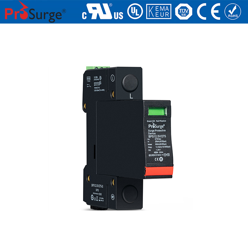 TUV certified Iimp 12.5kA Pluggable Surge Protector