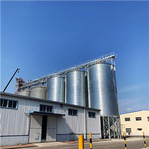 Modular metal silos for grain storage