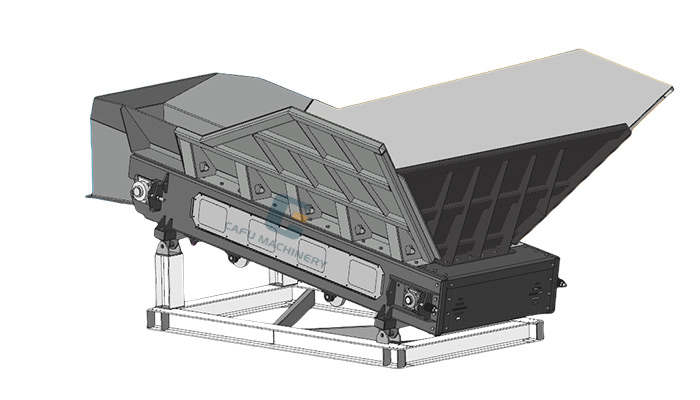 Portable Track Structure Apron Feeders