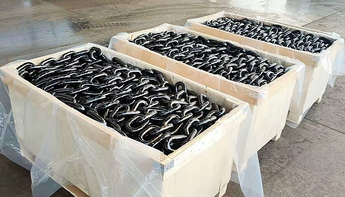 Round Steel Chain in the Bucket Elevator