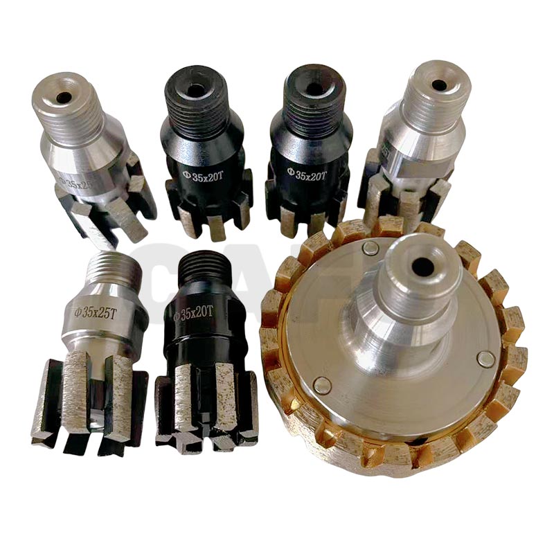 Sintered Diamond CNC Stubbing Wheel for Stone Slab Calibration