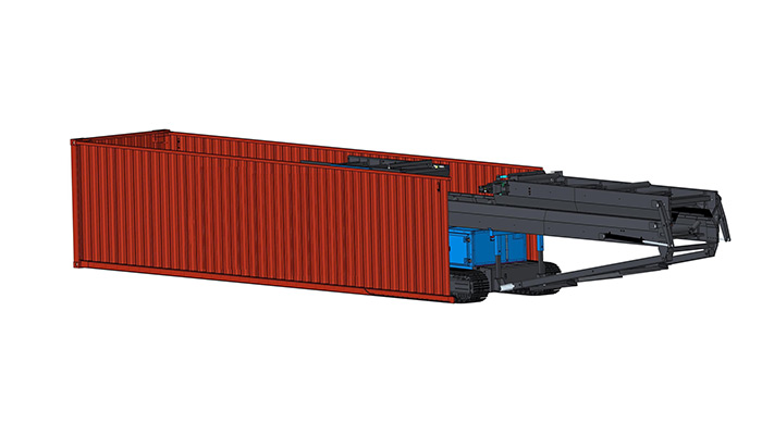 9m Discharge Height Tracked Stacking Conveyor