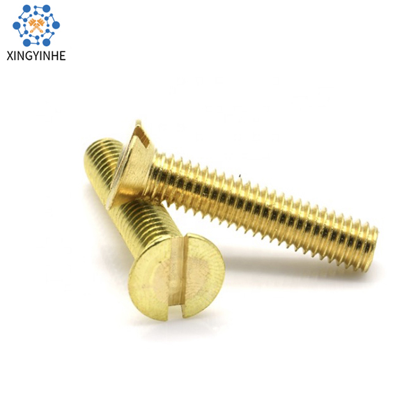 Supply Brass Slotted Countersunk Flat Head Screws Wholesale Factory