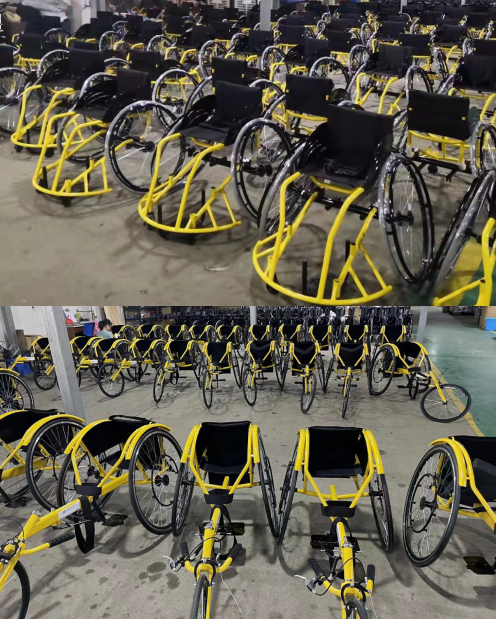 Guatemala tender of racing wheelchairs and basketball wheelchairs