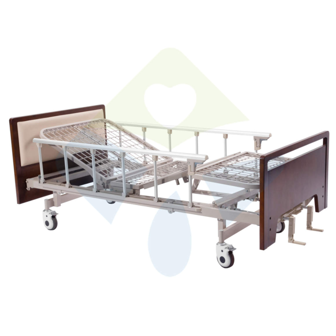 Wooden Nursing Bed In Nursing Home