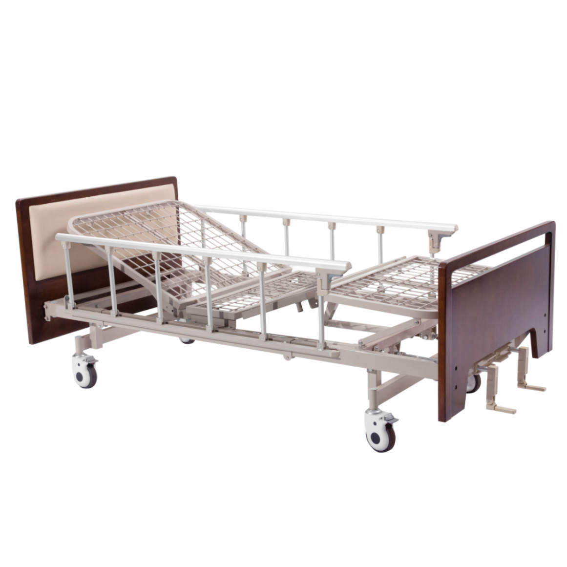 Wooden nursing bed