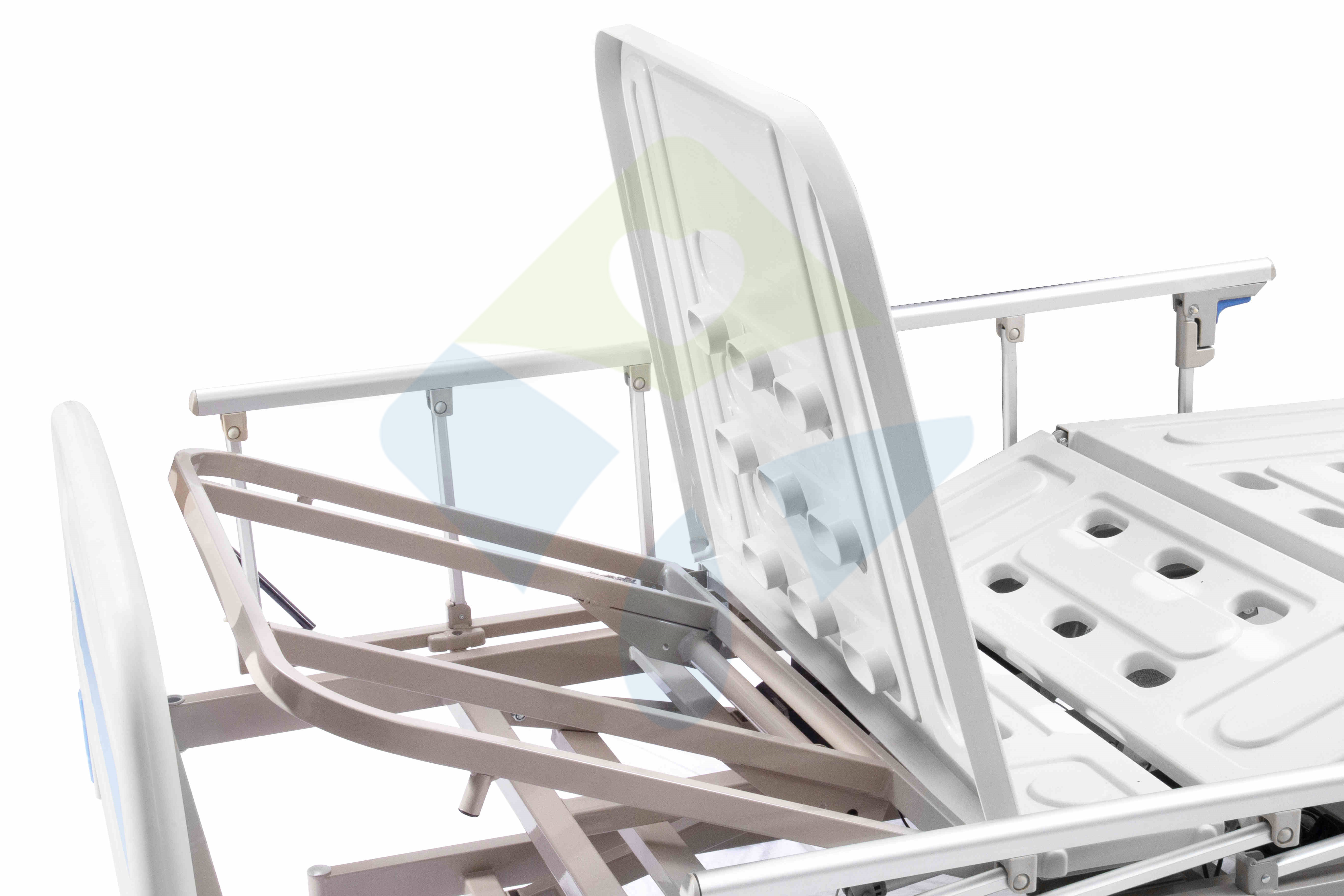 3 Functions Power Hospital Bed With 5 Inch Wheel