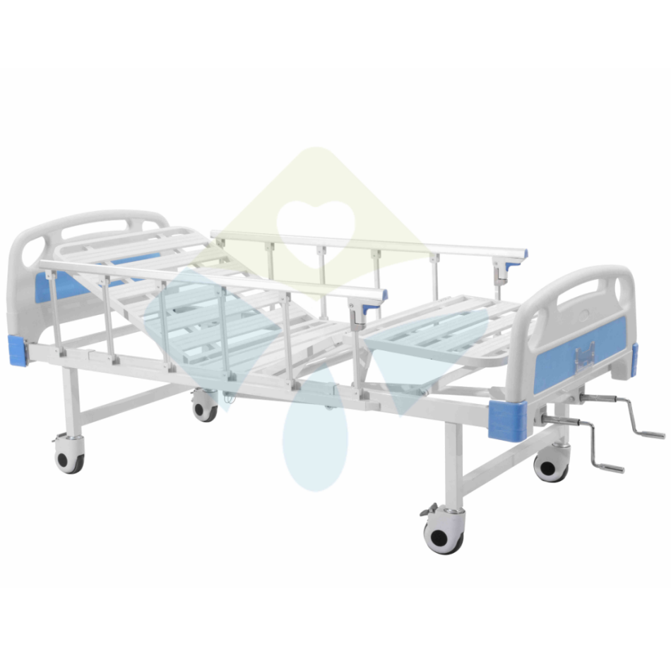 2 Crank Manual Basic Medical Bed
