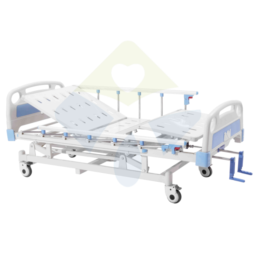 Metal Hydraulic Wheel Hospital Bed