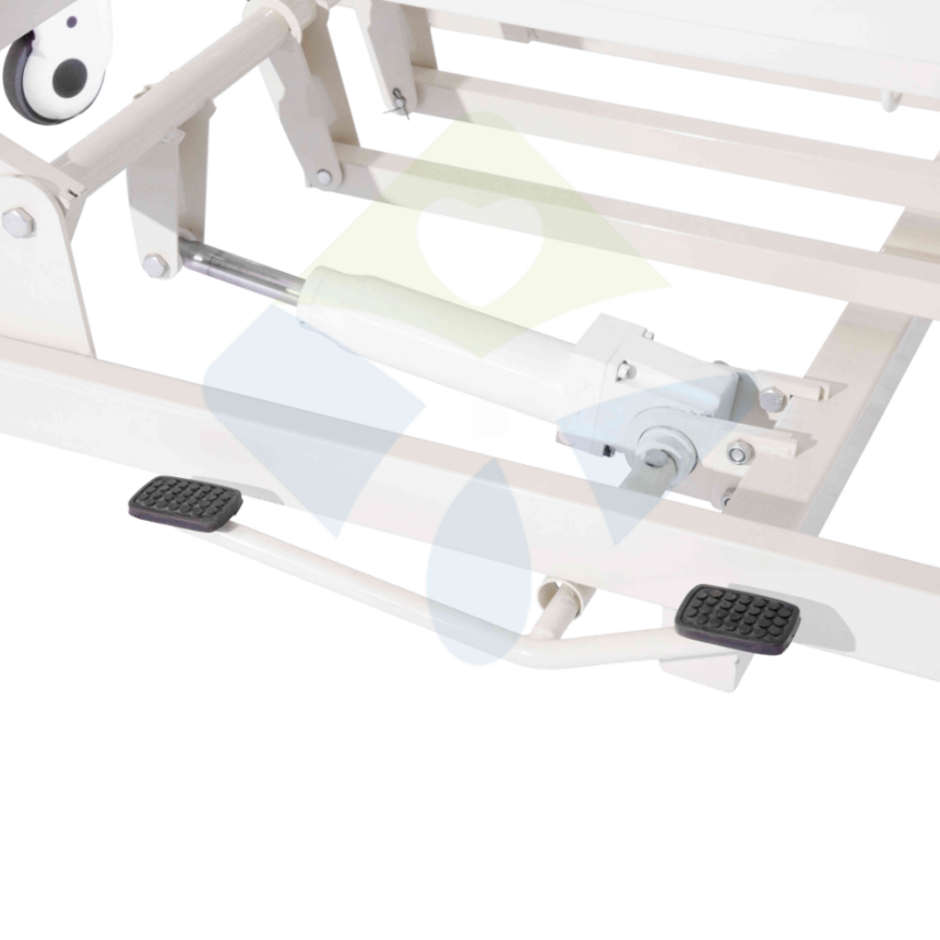 Metal Hydraulic Wheel Hospital Bed