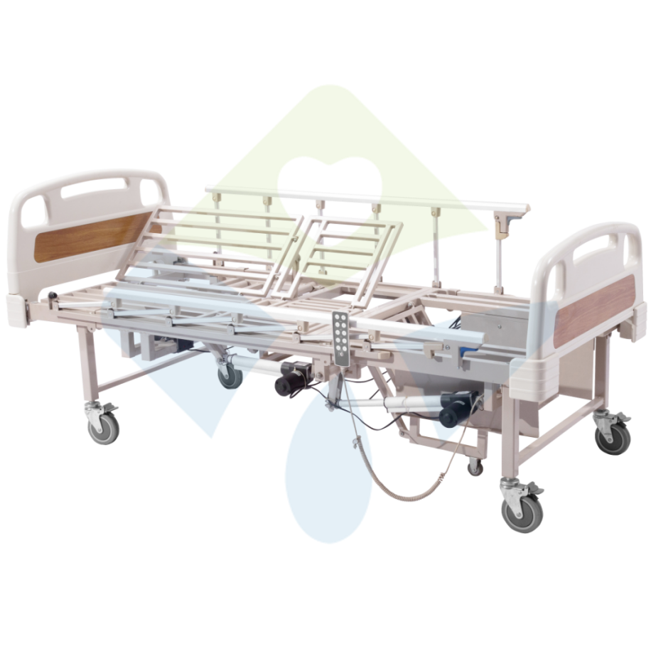 Electric Convalescent Nursing Bed With Toilet