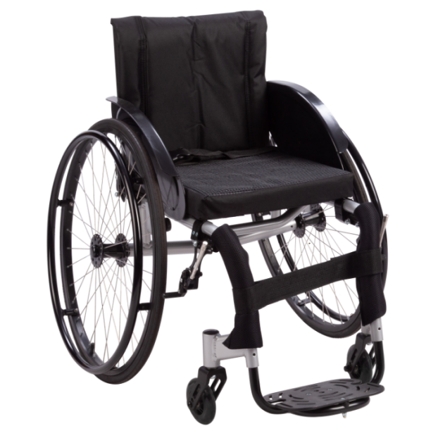 Silver Detachable Folding Sport Wheelchair