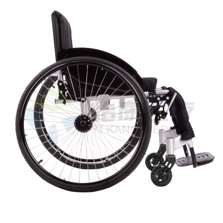 Silver Detachable Folding Sport Wheelchair
