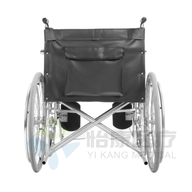 Heavy Person Wheelchair With Pneumatic Mag Rear Wheel