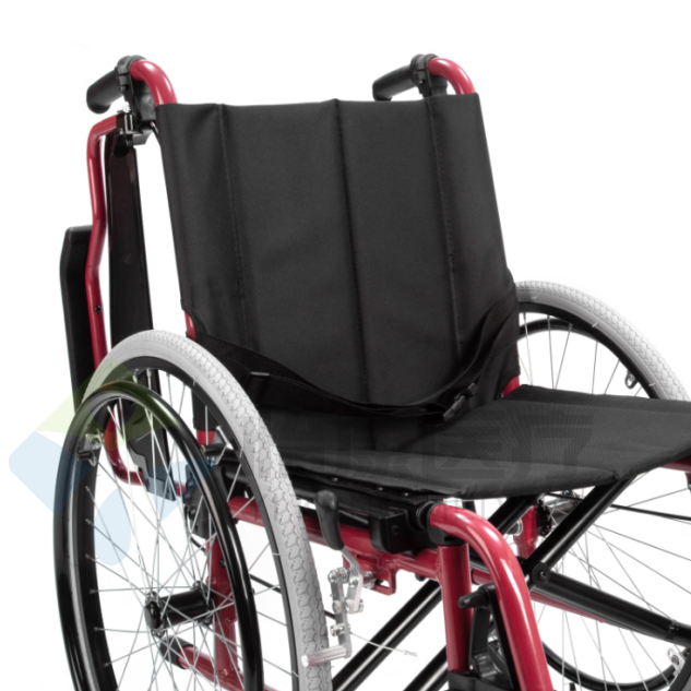 wheelchair with quick release wheel