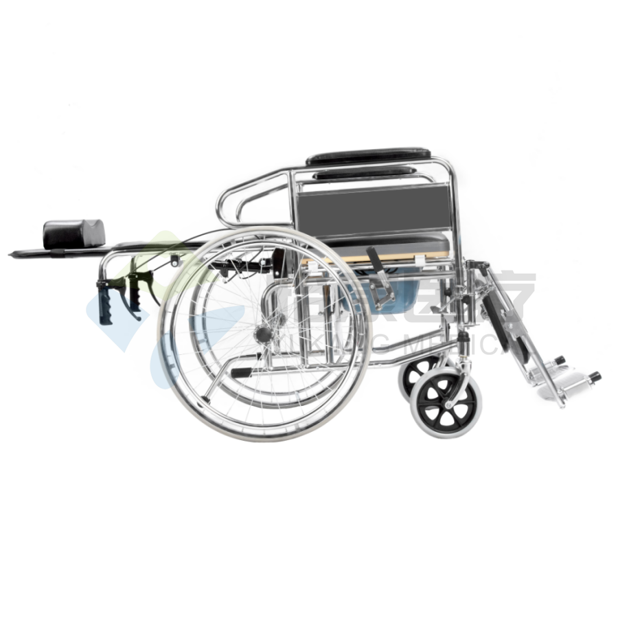Reclining Commode Wheel Chair