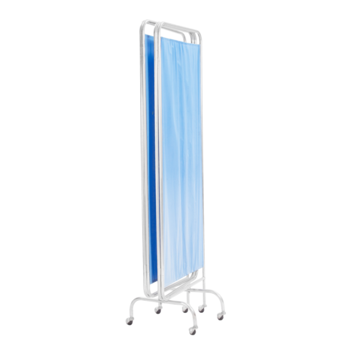 4 Folding Blue Hospital Ward Screen