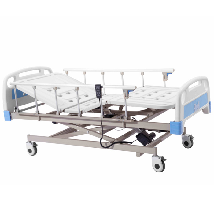 3 Functions Power Hospital Bed With 5 Inch Wheel