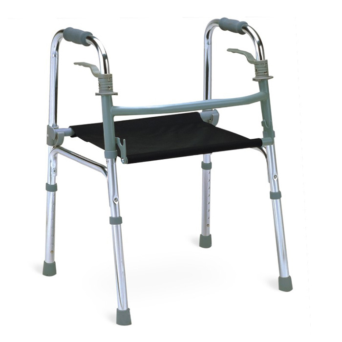 Medical Supplies Aluminum Walkers For Seniors With Seat