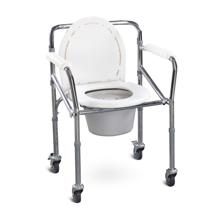 Supply Adjustable Patient Transfer Commode Chair Wholesale Factory Foshan Yikang Medical