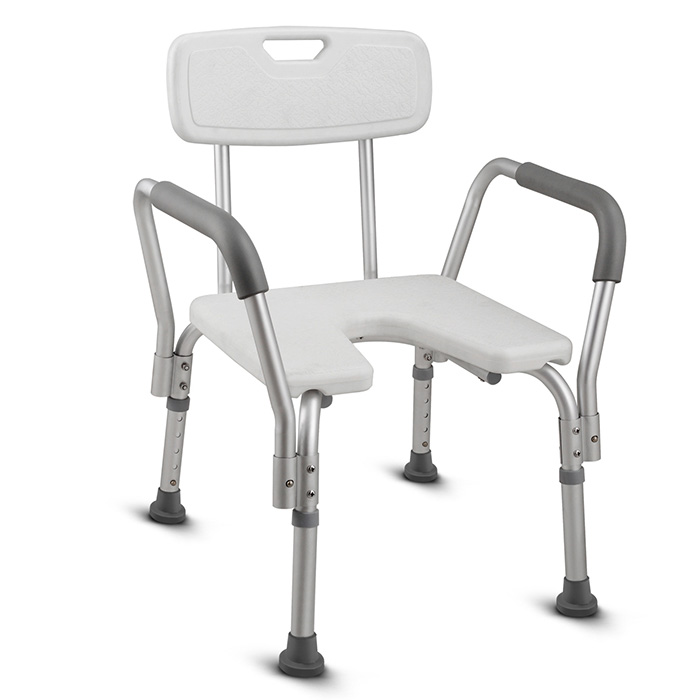 Shower Bench Bath Seat Chair With Back For Elderly