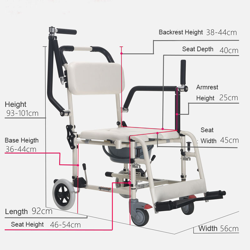 multifunctional 3 in 1 commode chair