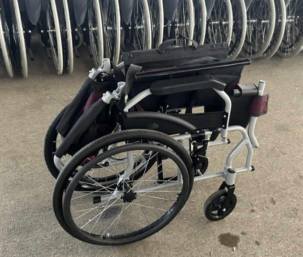 portable folding wheelchair