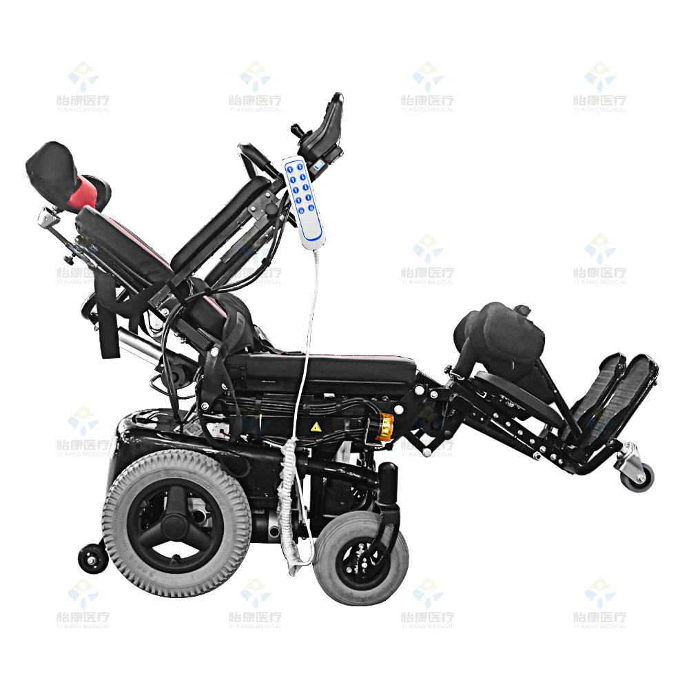 Electric standing wheelchair