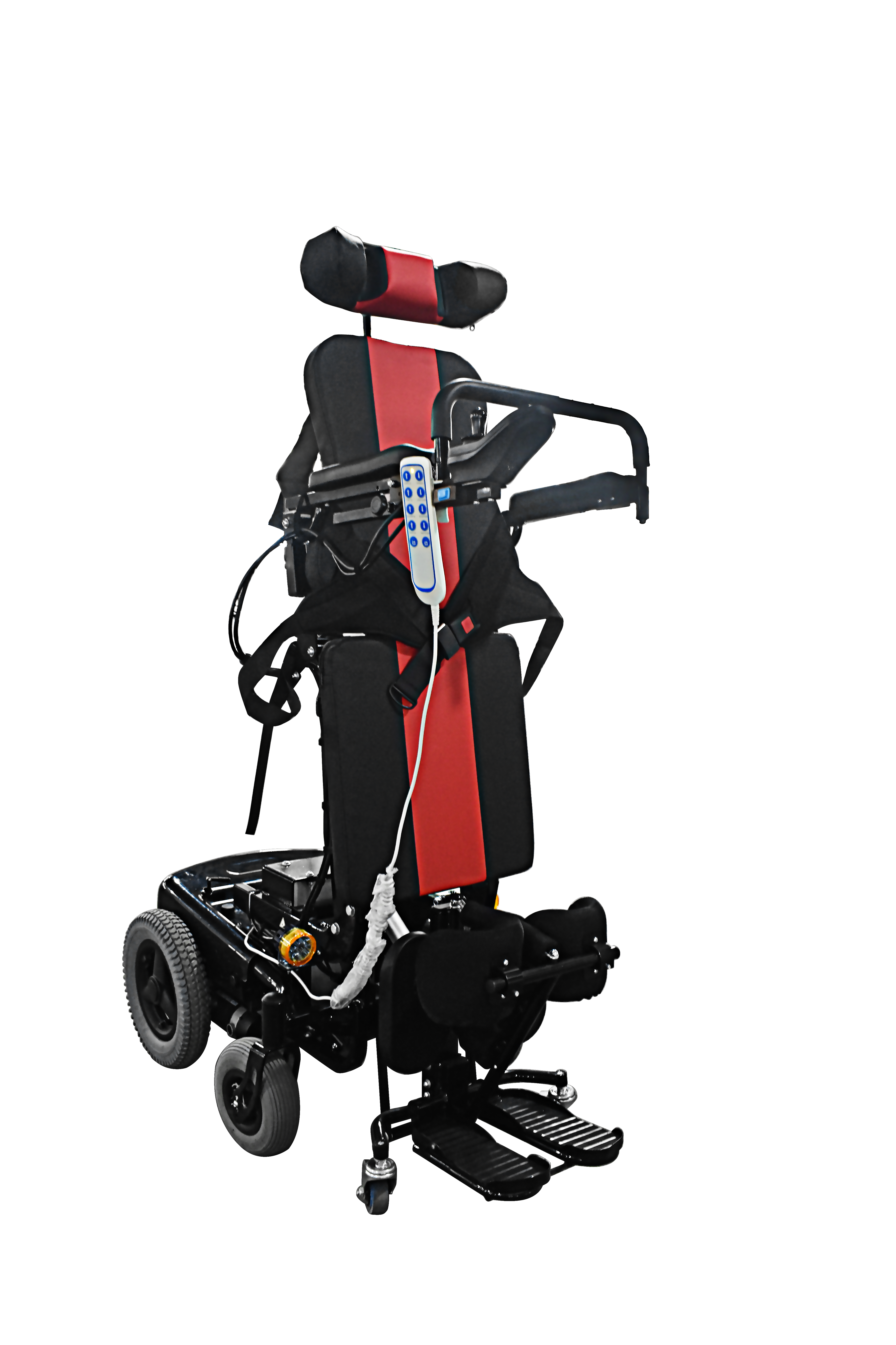 Electric standing wheelchair