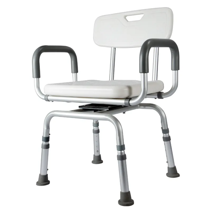 What is the maximum load-bearing capacity of a shower assist chair?