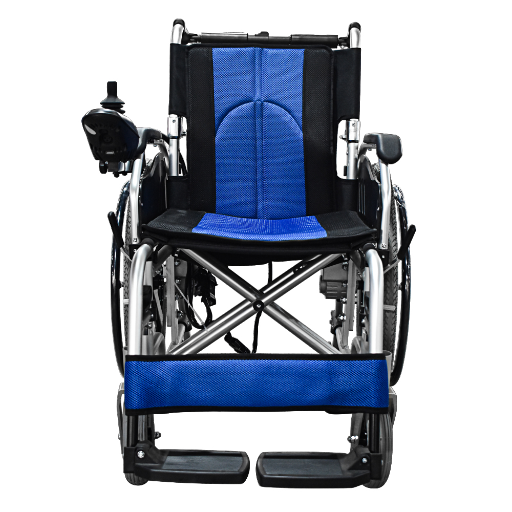 Electric Wheelchair with Flip-Up Armrests
