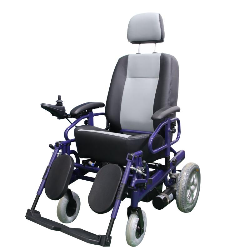 Luxury Electric Wheelchair with Car-Style Cushion and Reclining Backrest