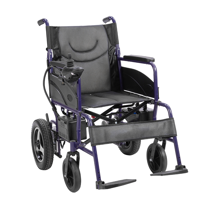 Lightweight Foldable Electric Steel Wheelchair