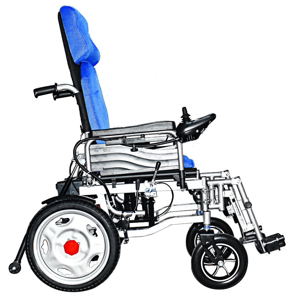 Adjustable Backrest and Footrest Wheelchair