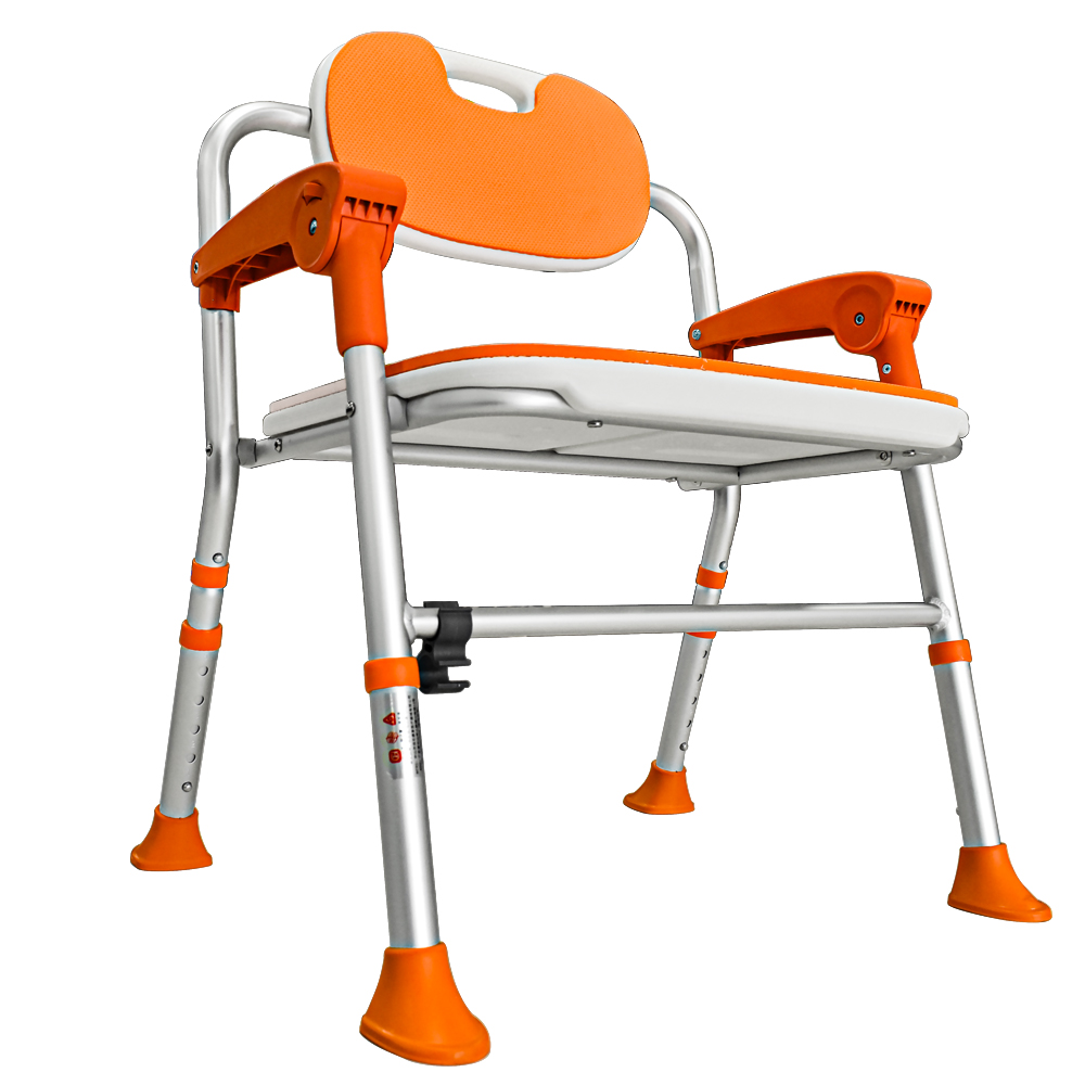 Padded Bath Chair with Armrests