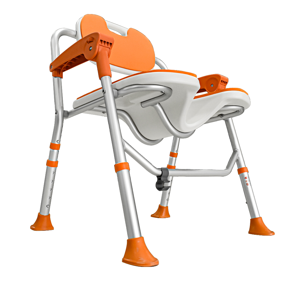 Bath Chair for Elderly with Backrest and Armrests